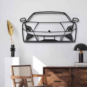 DEKORACJA ścienna Obraz Samochód LAMBORGHINI GALLARDO FRONT VIEW 2013