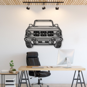 DEKORACJA ścienna Obraz Samochód FORD BRONCO FRONT VIEW 2022