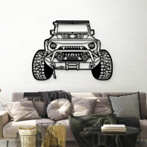 DEKORACJA ścienna Obraz Samochód JEEP WRANGLER FRONT VIEW 2012