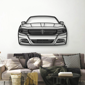 DEKORACJA ścienna Obraz Samochód DODGE CHARGER FRONT VIEW 2016