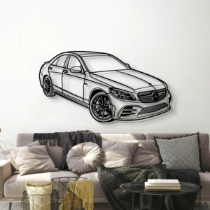 DEKORACJA ścienna Obraz Samochód MERCEDES C43 AMG 2020