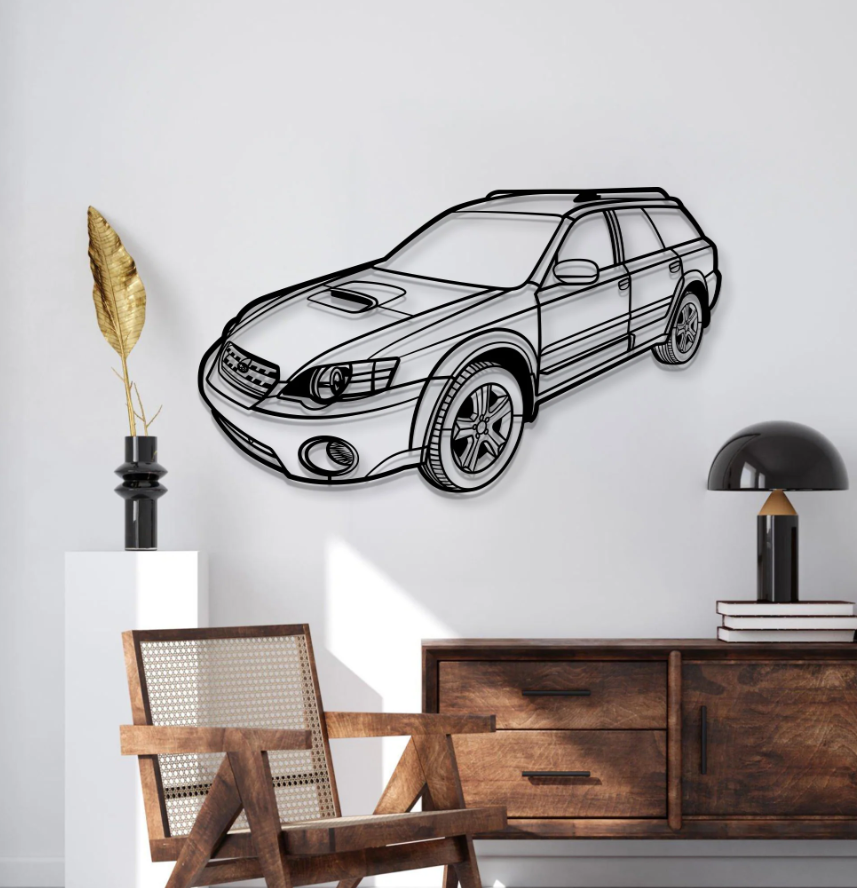 DEKORACJA ścienna Obraz Samochód SUBARU OUTBACK XT 2005