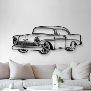DEKORACJA ścienna Obraz Samochód CHEVROLET BEL AIR 1956