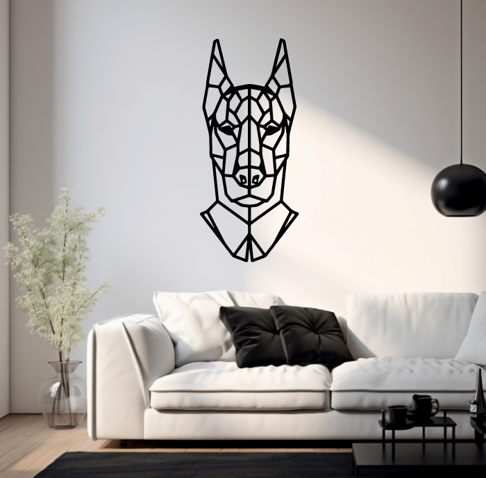 DEKORACJA ścienna Obraz wzór DOBERMAN