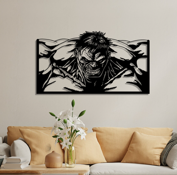 DEKORACJA ścienna Obraz wzór HULK