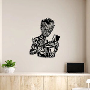 DEKORACJA ścienna Obraz wzór METAL GROOT