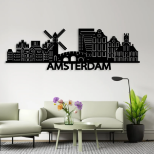 DEKORACJA ścienna Obraz wzór AMSTERDAM