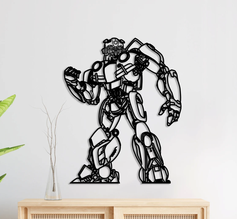 DEKORACJA ścienna Obraz wzór TRANSFORMERS