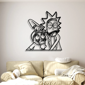 DEKORACJA ścienna Obraz wzór RICK I MORTY