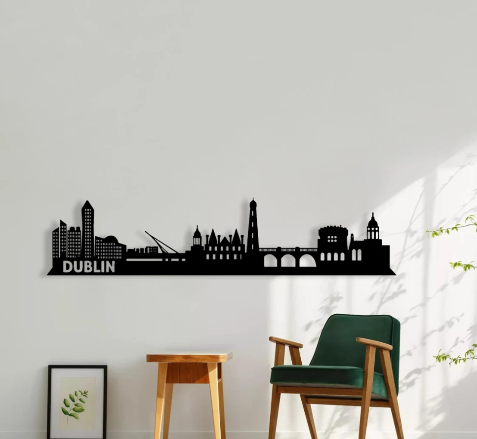 DEKORACJA ścienna Obraz wzór DUBLIN