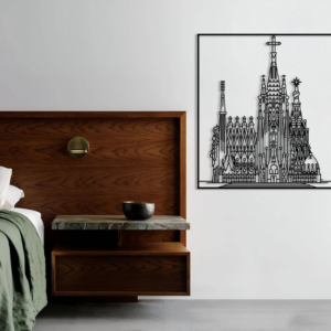 DEKORACJA ścienna Obraz wzór SAGRADA FAMILIA