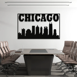 DEKORACJA ścienna Obraz wzór CHICAGO