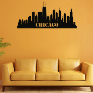 DEKORACJA ścienna Obraz wzór CHICAGO