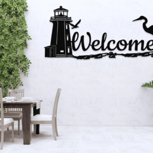 DEKORACJA ścienna Obraz wzór WELCOME