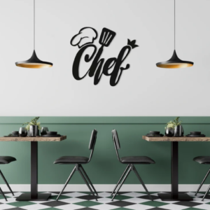 DEKORACJA ścienna Obraz wzór CHEF