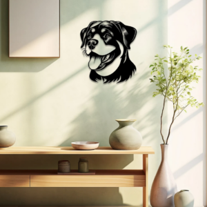 DEKORACJA ścienna Obraz wzór PIES ROTTWEILER
