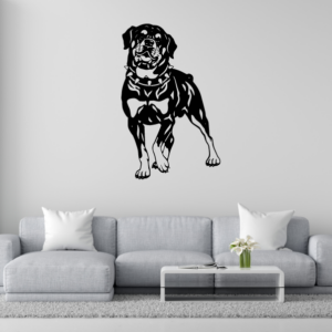 DEKORACJA ścienna Obraz wzór PIES ROTTWEILER