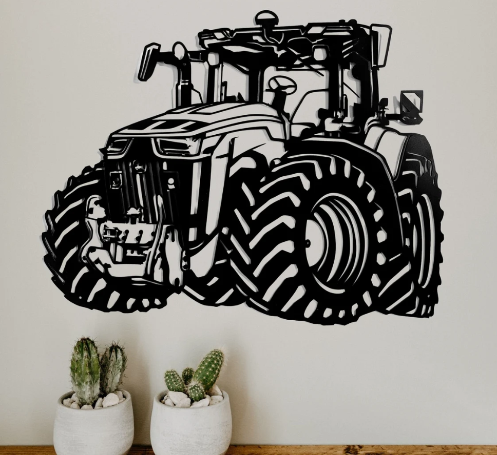DEKORACJA ścienna Obraz wzór TRAKTOR JD