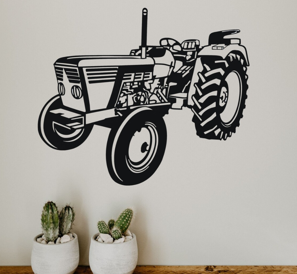 DEKORACJA ścienna Obraz wzór TRAKTOR DTZ D62-06