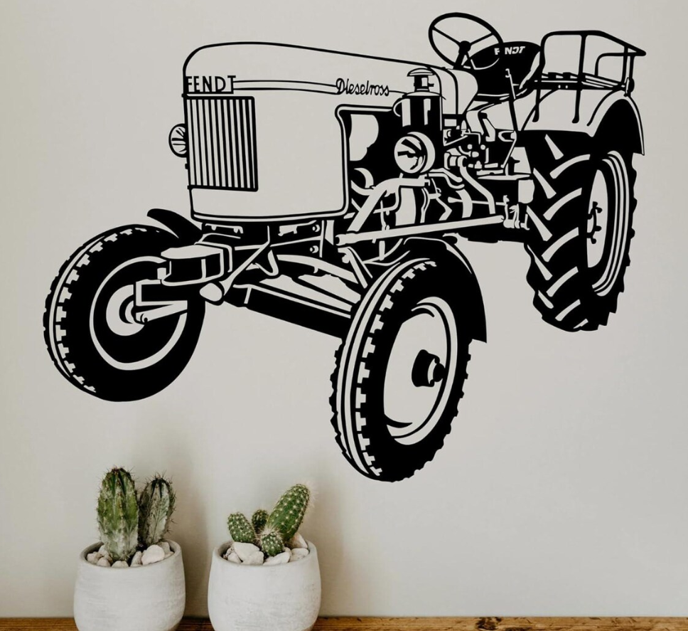 DEKORACJA ścienna Obraz wzór TRAKTOR FENDT F24