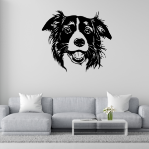 DEKORACJA ścienna Obraz wzór PIES BORDER COLLIE