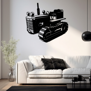DEKORACJA ścienna Obraz wzór TRAKTOR CRAWLER