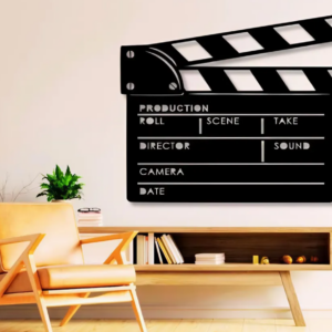 DEKORACJA ścienna Obraz wzór KLAPKA FILMOWA REŻYSERA