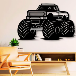 DEKORACJA ścienna Obraz wzór MONSTER TRUCK