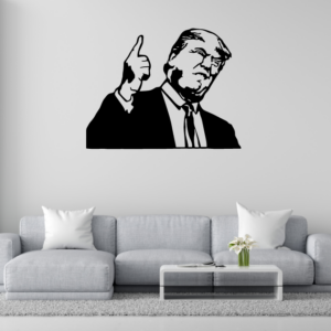 DEKORACJA ścienna Obraz wzór TRUMP
