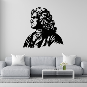 DEKORACJA ścienna Obraz wzór ISAAC NEWTON