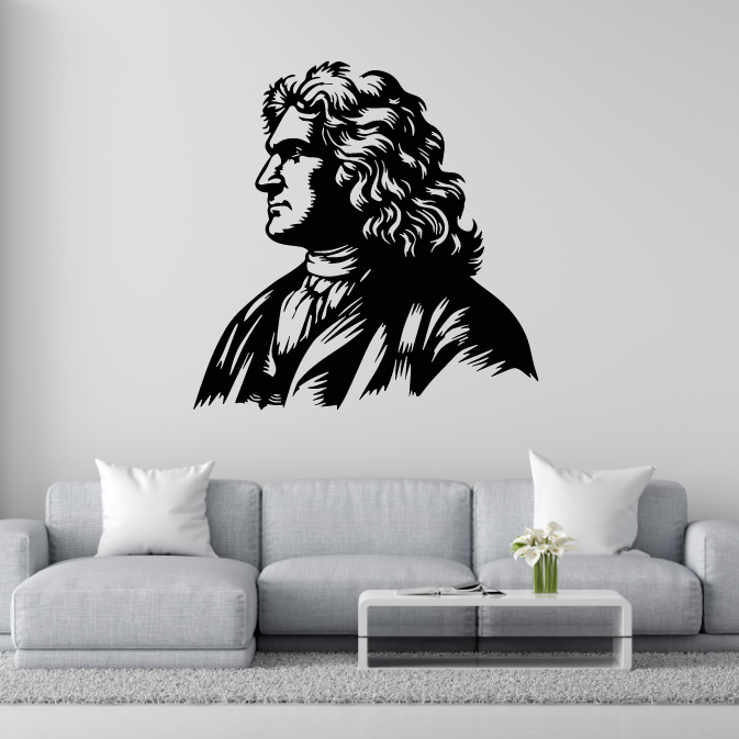 DEKORACJA ścienna Obraz wzór ISAAC NEWTON