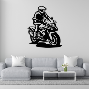 DEKORACJA ścienna Obraz wzór MOTOCYKLISTA