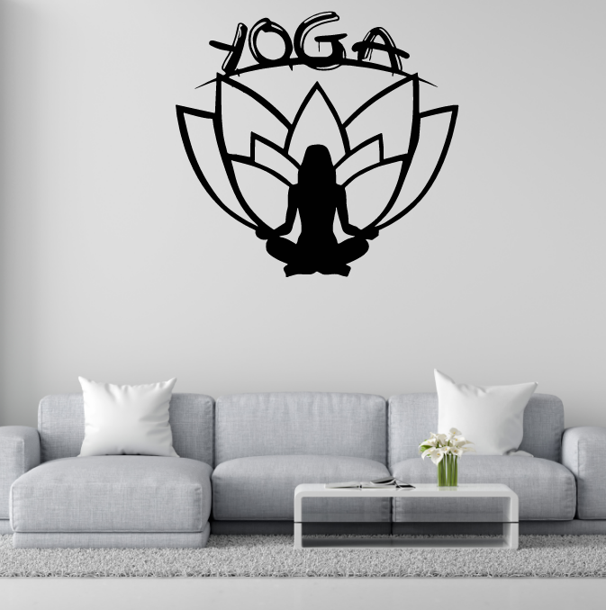 DEKORACJA ścienna Obraz wzór YOGA