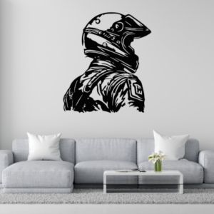 DEKORACJA ścienna Obraz wzór MOTOCYKLISTA