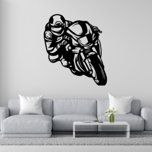 DEKORACJA ścienna Obraz wzór MOTOCYKLISTA
