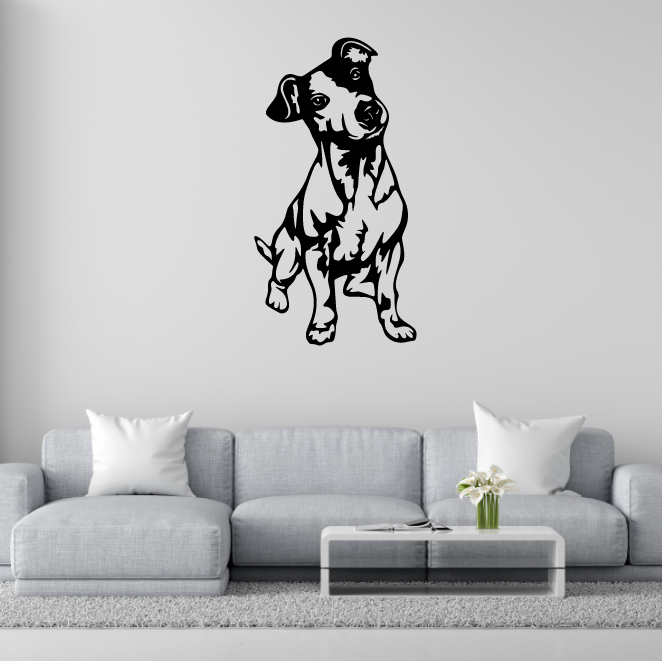DEKORACJA ścienna Obraz wzór PIES JACK RUSSELL